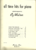 Picture of All Time Hits for Piano, stylized by Cy Walter, piano solo, sheet music folio, coil bound