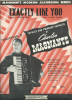 Picture of Exactly Like You, Dorothy Fields & Jimmy McHugh, arr. Charles Magnante, accordion solo sheet music