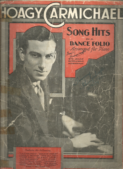 Picture of Hoagy Carmichael Song Hits, transcribed for piano solo by Frank Weldon, sheet music folio