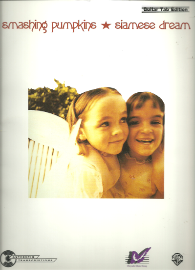 Picture of Smashing Pumpkins, Siamese Dream, TAB guitar, sheet music songbook, spiral coil bound, out of printm collectible