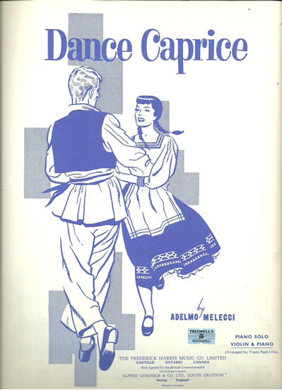 Picture of Dance Caprice (Mazurka), Adelmo Melecci, violin solo sheet music