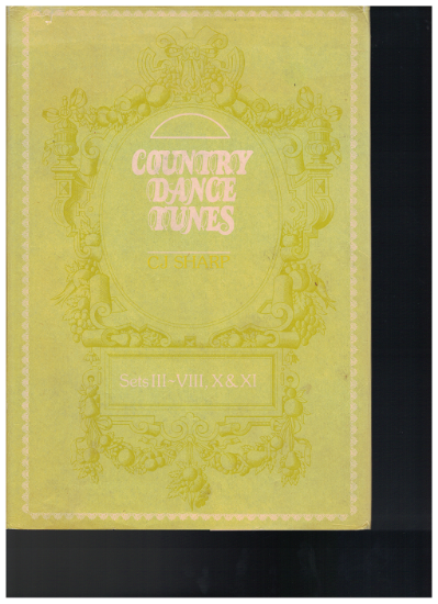 Picture of Country Dance Tunes from the English Dancing Masters (1650 to 1686), edited by Cecil J. Sharp, piano solo folio