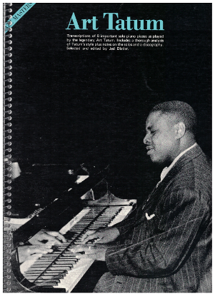 Picture of Art Tatum, Jazz Masters Series, piano solos, sheet music folio