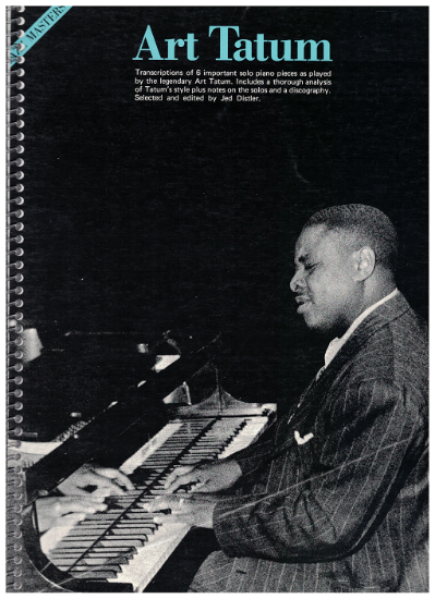 Picture of Art Tatum, Jazz Masters Series, piano solos, sheet music folio