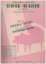 Picture of Rose-Marie, Rudolf Friml, arr. Wallingford Riegger
