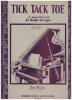 Picture of Tick Tack Toe, Ralph Rainger, piano solo sheet music
