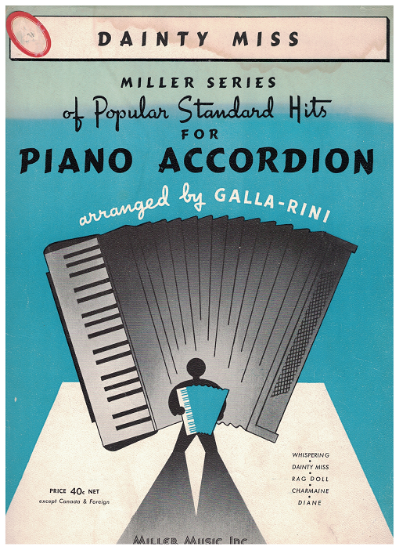 Picture of Dainty Miss, Bernard Barnes, arr. Galla-Rini, accordion solo