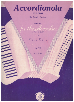 Picture of Accordionola, Frank Gaviani, arr. Pietro Deiro