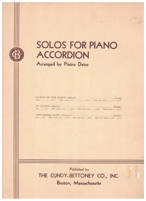 Picture of Queen of the Fleet, H. J. Crosby, arr. Pietro Deiro, accordion solo