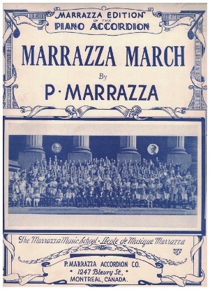 Picture of Marrazza March, P. Marrazza, accordion solo sheet music