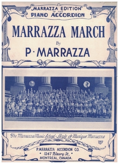 Picture of Marrazza March, P. Marrazza, accordion solo sheet music
