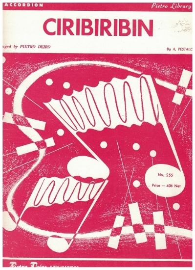 Picture of Ciribiribin, A. Pestalozza, an AMPCO arrangement, accordion solo sheet music