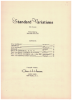 Picture of Standard Variations for Piano, transcr. by William Stickles, piano solo sheet music folio