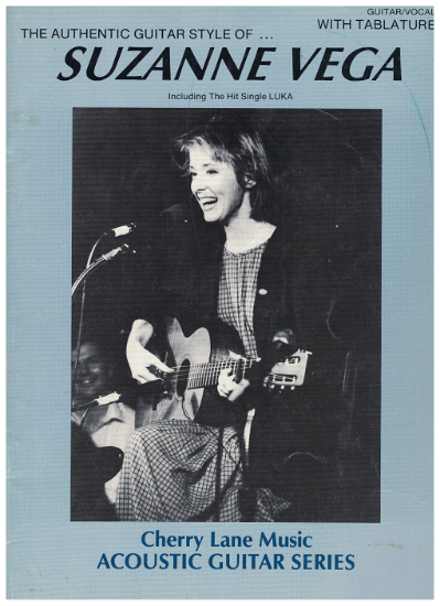 Picture of Suzanne Vega, Authentic Guitar Styles, TAB guitar, sheet music songbook