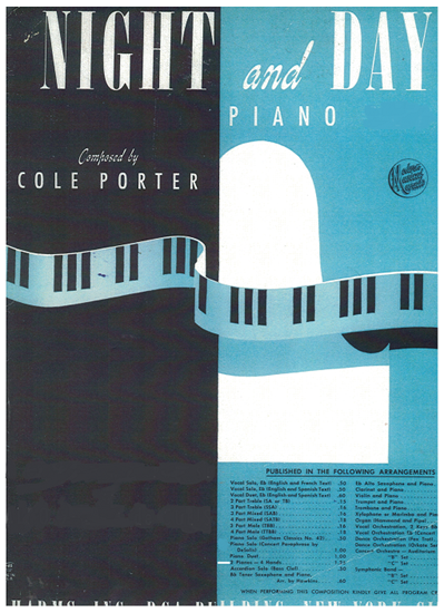 Picture of Night and Day, Cole Porter, arr. J. Louis Merkur for piano duo