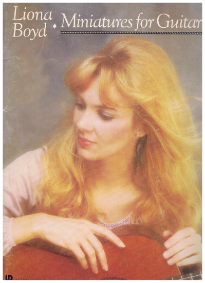 Picture of Liona Boyd, Miniatures for Guitar, sheet music songbook