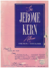Picture of The Jerome Kern Album for One Piano Four Hands, arr. Trude Rittman, piano duet, sheet music folio