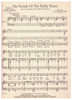 Picture of The Parade of the Teddy Bears, Sammy Cahn / Saul Chaplin / John. W. Bratton