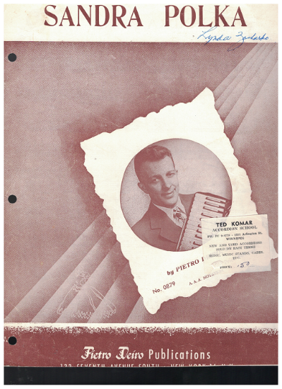 Picture of Sandra Polka, Pietro Deiro Jr., accordion solo sheet music