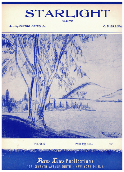 Picture of Starlight Waltz, C. B. Brainard, arr. Pietro Deiro Jr, accordion solo