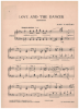 Picture of Love and the Dancer, Albert W. Ketelbey, piano solo sheet music