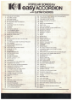 Picture of 101 Popular Songs for Easy Accordion (1973 Edition), sheet music songbook