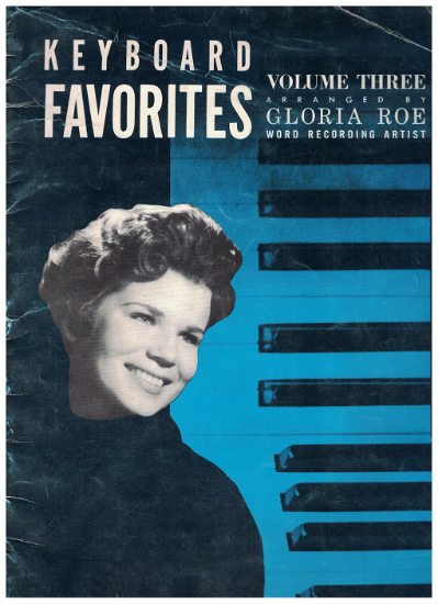 Picture of Keyboard Favorites Volume Three, arr. Gloria Roe, piano solo transcriptions, sheet music folio