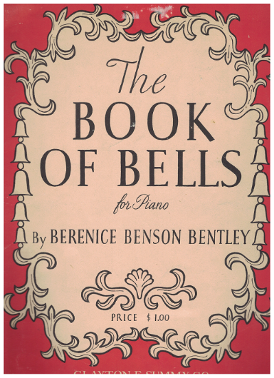 Picture of The Book of Bells, Berenice Benson Bentley, piano solo, sheet music folio