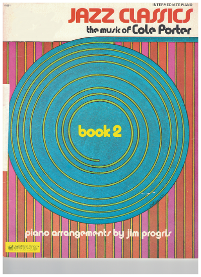 Picture of The Music of Cole Porter, Jazz Classics Book 2, arr. Jim Progris for piano solo, sheet music folio