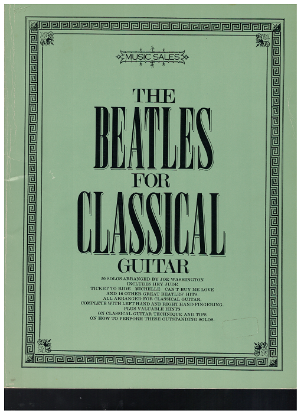 Picture of The Beatles for Classical Guitar Books 1 & 2 Complete, transcribed by Joe Washington, guitar sheet music folios, coil bound, finger picking style