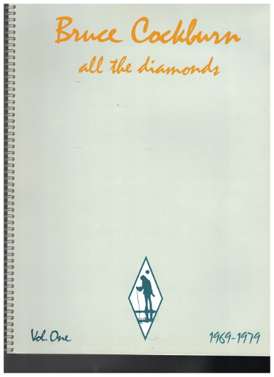Picture of Bruce Cockburn, All the Diamonds, Vol. 1 1969-1979, guitar collection, sheet music songbook