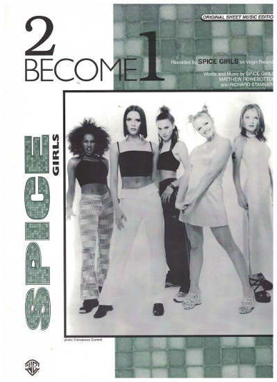 Picture of 2 Become 1, Matthew Rowebottom & Richard Stannard, recorded by Spice Girls, sheet music