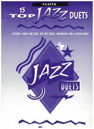 Picture of 15 Top Jazz Duets for Flute, flute duet, sheet music folio