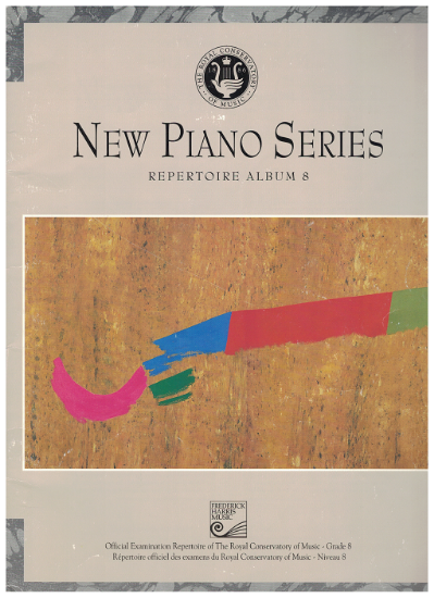 Picture of 1994, Royal Conservatory of Music, Grade 8 Piano Exam Book, 1994 Edition, New Piano Series, University of Toronto, sheet music folio