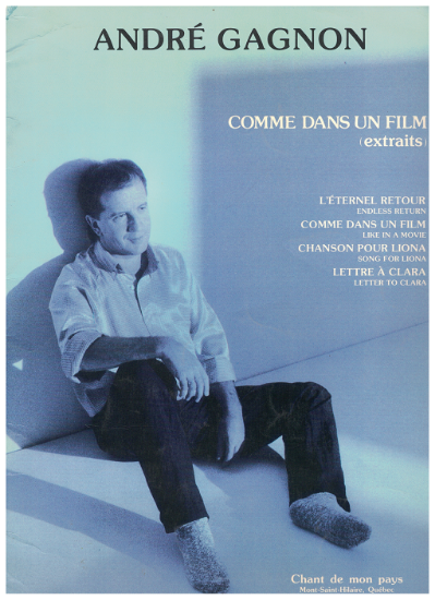 Picture of Andre Gagnon, Comme dans un film (extracts), piano solo, sheet music folio