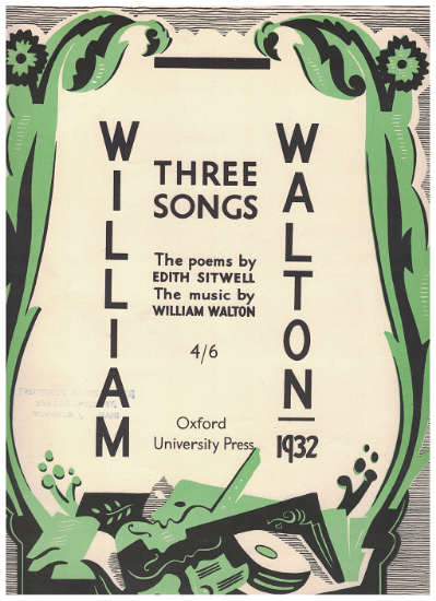 Picture of Three Songs, William Walton, lyrics Edith Sitwell, vocal solo sheet music