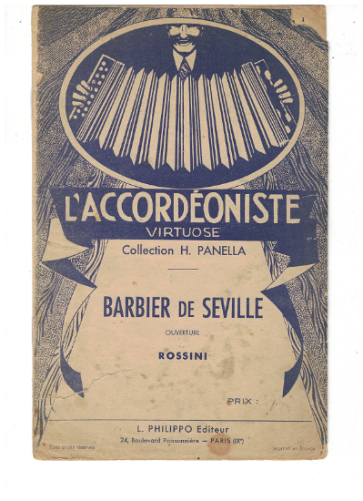 Picture of The Barber of Seville Overture, G. Rossini, arr. H. Panella, accordion solo sheet music