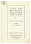 Picture of Music for a While, Henry Purcell, arr. Michael Tippett & Walter Bergmann, high voice 