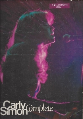 Picture of Carly Simon Complete, sheet music songbook, spiral bound