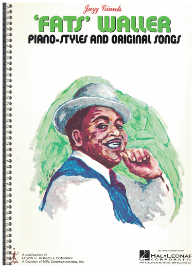 Picture of Fats Waller, Jazz Giants Piano Styles & Original Songs, sheet music songbook & piano solo folio