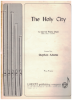 Picture of The Holy City, Stephen Adams, transcribed for piano duet by Ellen Jane Lorenz, sheet music