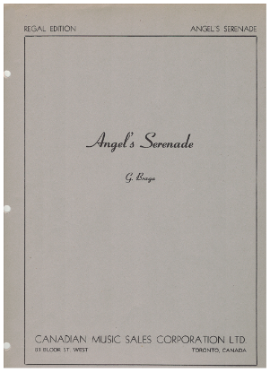 Picture of Angel's Serenade, Gaetano Braga, piano solo sheet music