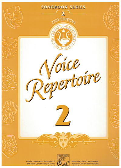 Picture of Voice Repertoire 2, 1998 2nd Edition, Royal Conservatory of Music, University of Toronto