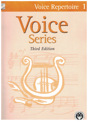 Picture of Voice Repertoire 1, 2005 3rd Edition, Royal Conservatory of Music, University of Toronto, sheet music songbook