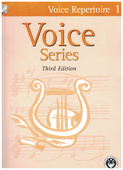 Picture of Voice Repertoire 1, 2005 3rd Edition, Royal Conservatory of Music, University of Toronto, sheet music songbook