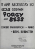 Picture of It Ain't Necessarily So, George Gershwin, concert transcription by Beryl Rubinstein, piano solo sheet music