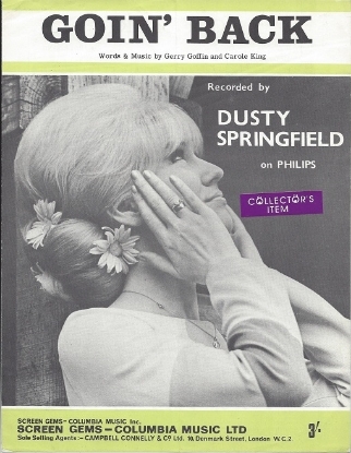 Picture of Goin' Back, Gerry Goffin and Carole King, recorded by Dusty Springfield, sheet music