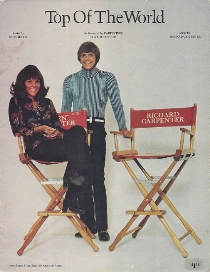Picture of Top Of The World, John Bettis & Richard Carpenter, recorded by The Carpenters, sheet music