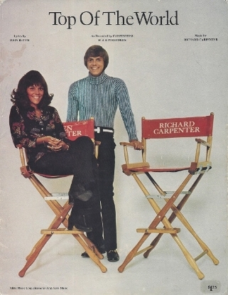 Picture of Top Of The World, recorded by The Carpenters, by John Betts, Richard Carpenter, sheet music
