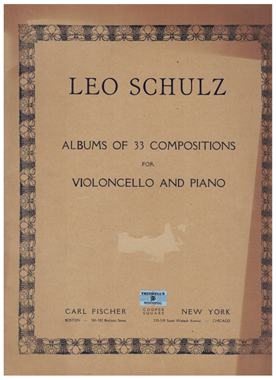 Picture of Album of 33 Compositions for Cello & Piano, ed. Leo Schulz